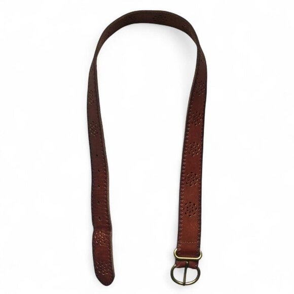 Vtg Lucky Brand Leather Belt - Picture 2 of 4